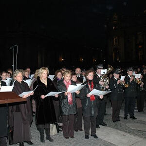 Rom - Christbaum für Papst