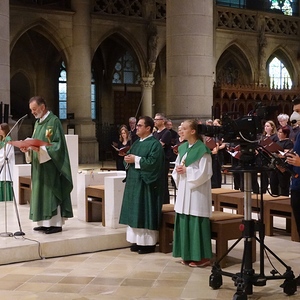 Generalprobe für den Rundfunkgottesdienst aus dem Mariendom Linz