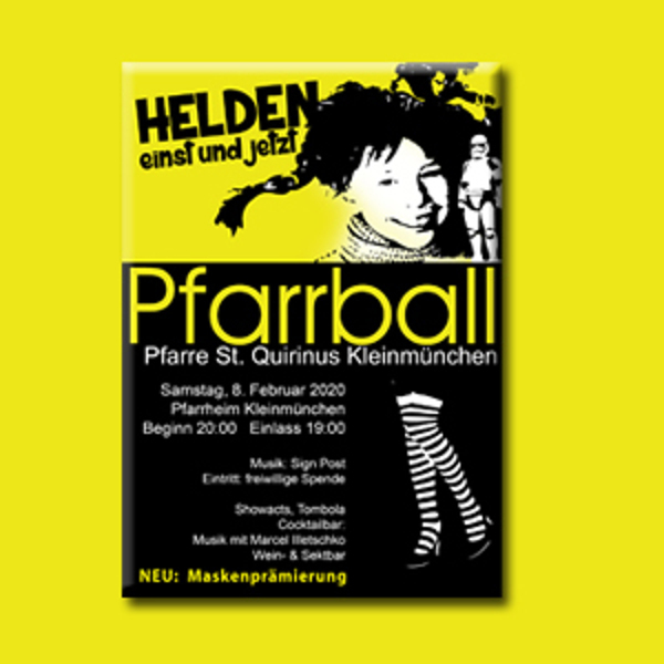 Einladung zum Pfarrball in St. Quirinus