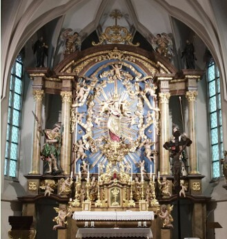 Hochaltar in Ma. Neustift