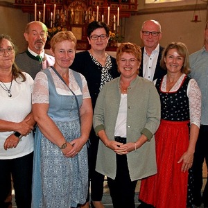 Die ausgeschiedenen Seelsorgeteammitglieder und ...