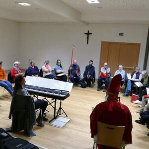 Besuch beim Pfarrchor