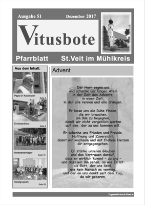 Pfarrblatt Dezember 2017