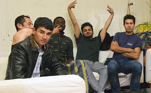 Katholische Jugend OÖ gab Flüchtlingen eine Herberge in  „Joe’s Hinterhof“.