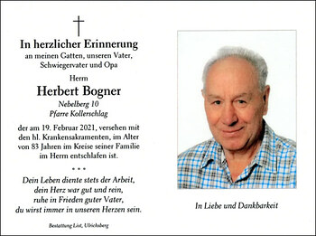 Herbert Bogner