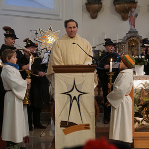 Sonntagsgottesdienst mit Jagdhornbläsern