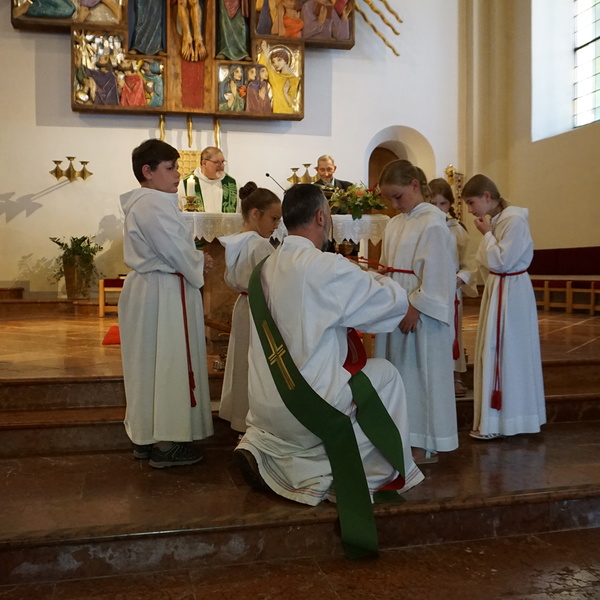 Einkleidungsfeier Ministrantinnen