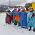 SternsingerInnen in Kirchdorf an der Krems unterwegs