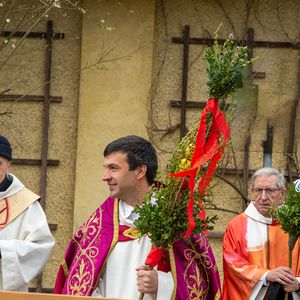 Palmprozession und Heilige Messe