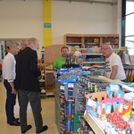 Bischofsvikar Willi Vieböck zu Besuch beim Salzkammergut-Bauernmarkt in Kleinreith