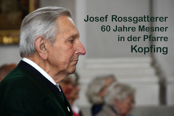 60 Jahre Mesner Josef Rossgatterer