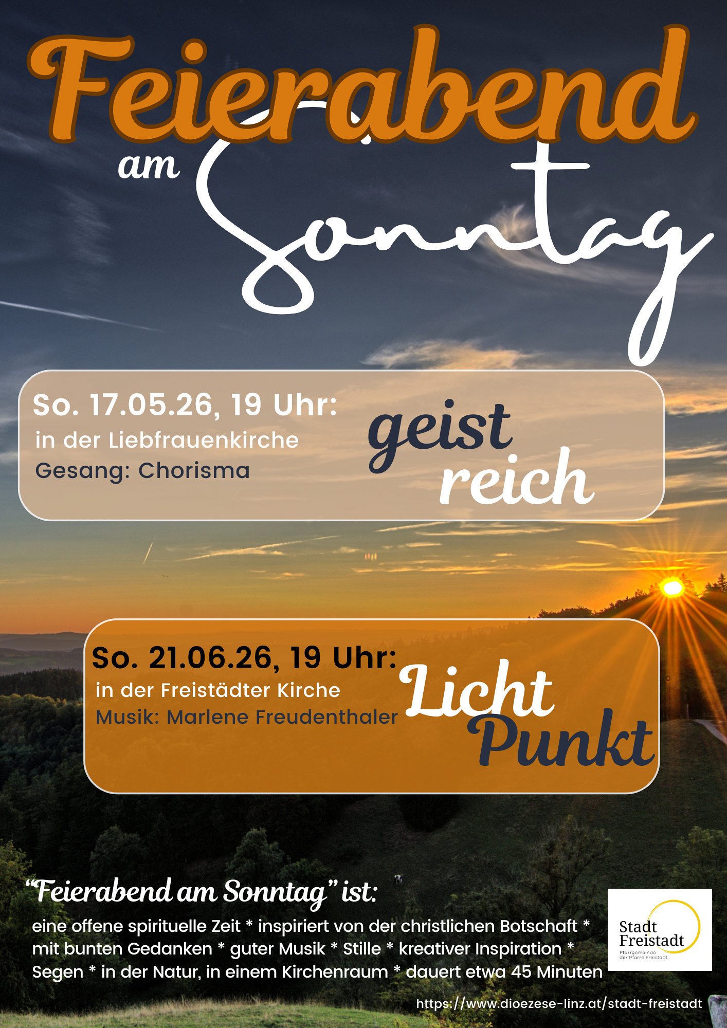 Feierabend am Sonntag