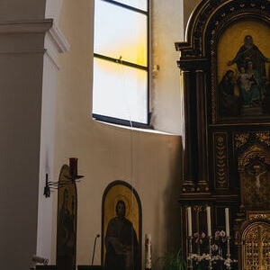 Glasfenster Kapelle Steyr St. Anna