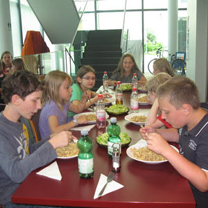 Eine Nacht im Pfarrzentrum