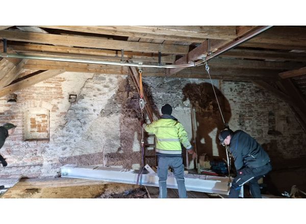 Sanierung der Spitalskirche / ©Bild für die Pfarrgemeinde Eferding/Franz Plöchl