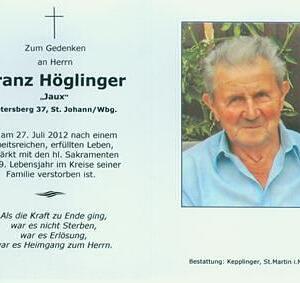 gestorben am 27. Juli 2012