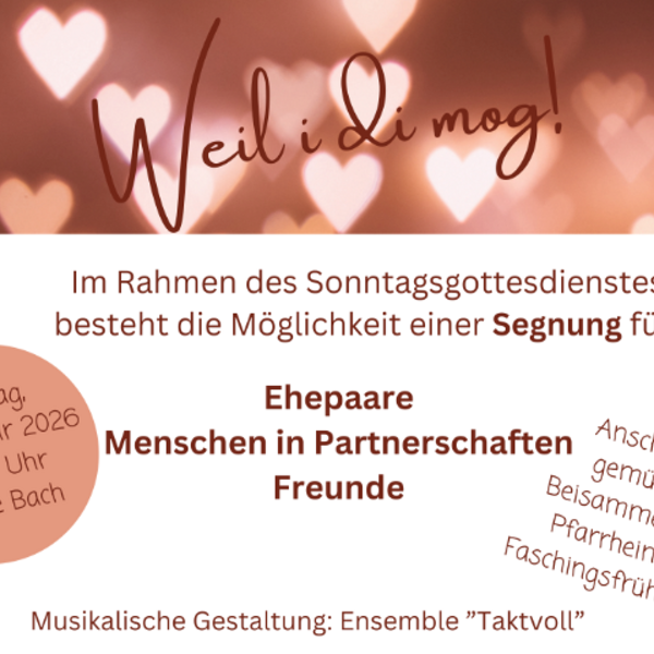 Segnung Paare, Partner, Freunde