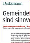 Gemeindezusammenlegungen - pro & contra