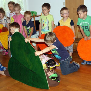 Abschied von Pfr. Wimmer im Kindergarten