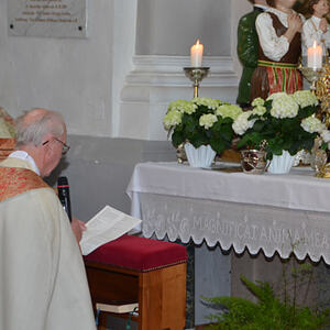 Maiandacht der Erstkommunionkinder in der Pfarrkirche Kopfing