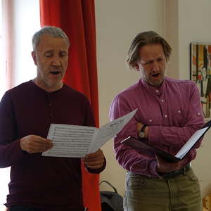 Gerd Kenda (Bass) und Bernd Lambauer (Tenor)