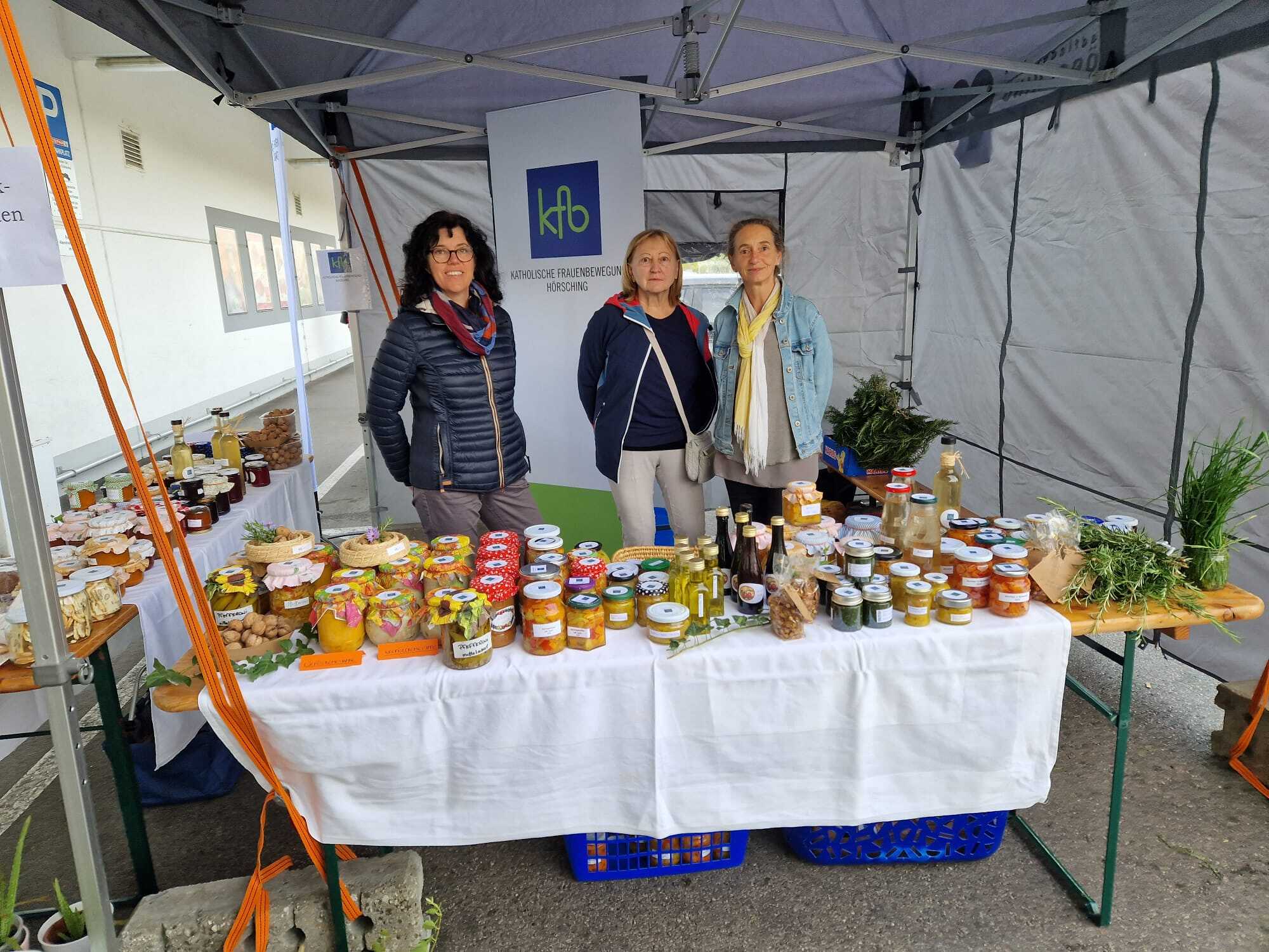 Erntedankstand der kfb Hörsching