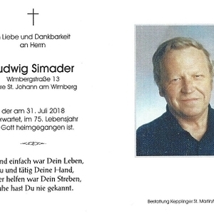 gestorben am 31. Juli 2018