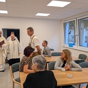 Weihe des Pfarrstüberls