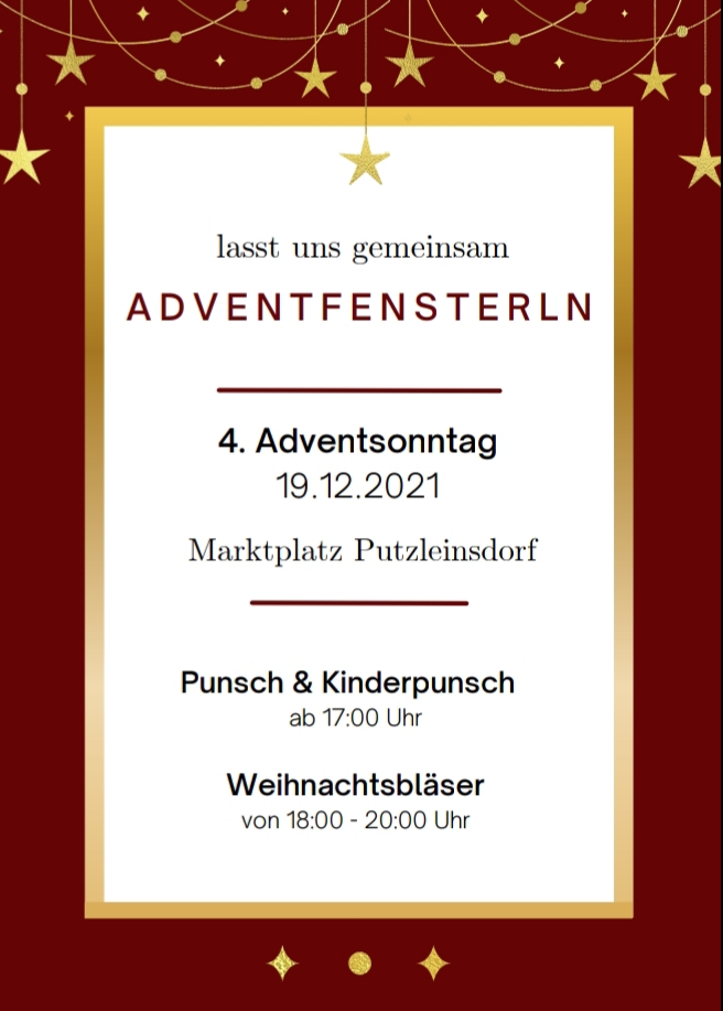 Flyer Adventfensterln