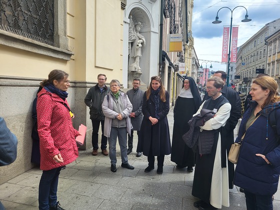 Stadtrundgang in Linz / ÖOK/km Jahrestagung der ARGE Ordensarchive in Linz