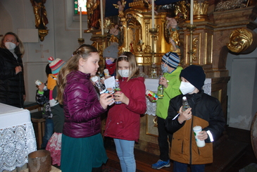 Pfarre Pramet Vorstellung der Erstkommunionkinder 2021