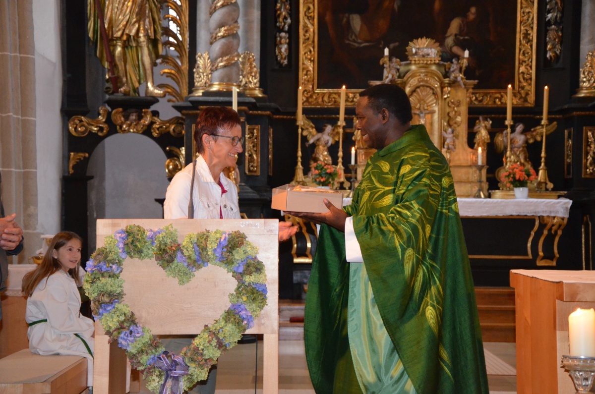 Verabschiedung Kaplan Paul Mutebi