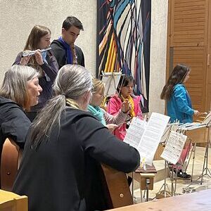 Musik durch die Orff-Gruppe