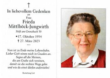 Frieda Mittlböck-Jungwirth