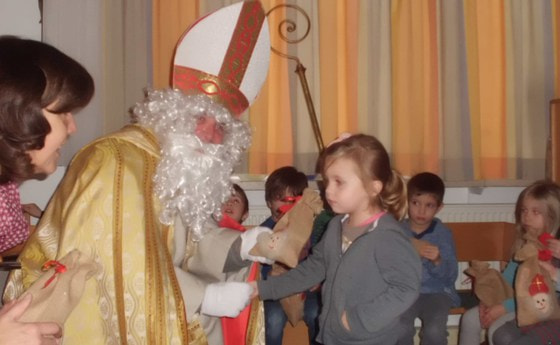 Nikolausbesuch im Kindergarten