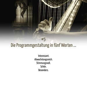 Frage Nr. 5: Die Programmgestaltung in fünf Worten...
