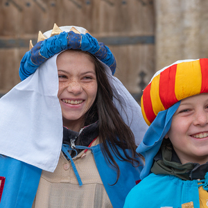 Sternsinger unterwegs in Kirchdorf/Krems