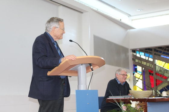 Prälat Josef Ahammer (l.) und Fridolin Engl, Geschäftsführender Vorsitzender des Bischöflichen Rats für das Ständige Diakonat.