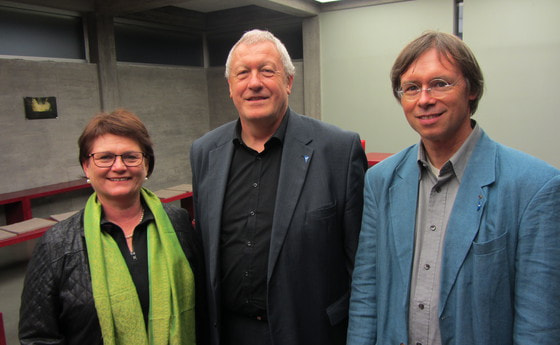 V. l.: Erika Kirchweger, Bert Brandstetter, Bernhard Steiner. © KA OÖ              