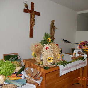 Erntedank im neuen Seniorenheim