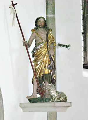 Heiligenstatue Johannes