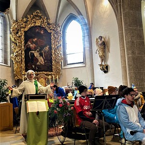 Faschingsgottesdienst mit der Musikkapelle