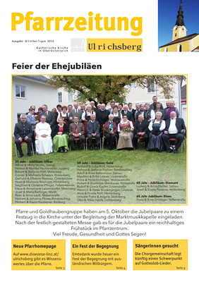 Pfarrzeitung Allerheiligen 2014