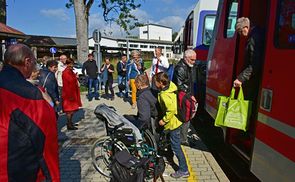 Ökumene-Begegnung in der Mühlkreisbahn