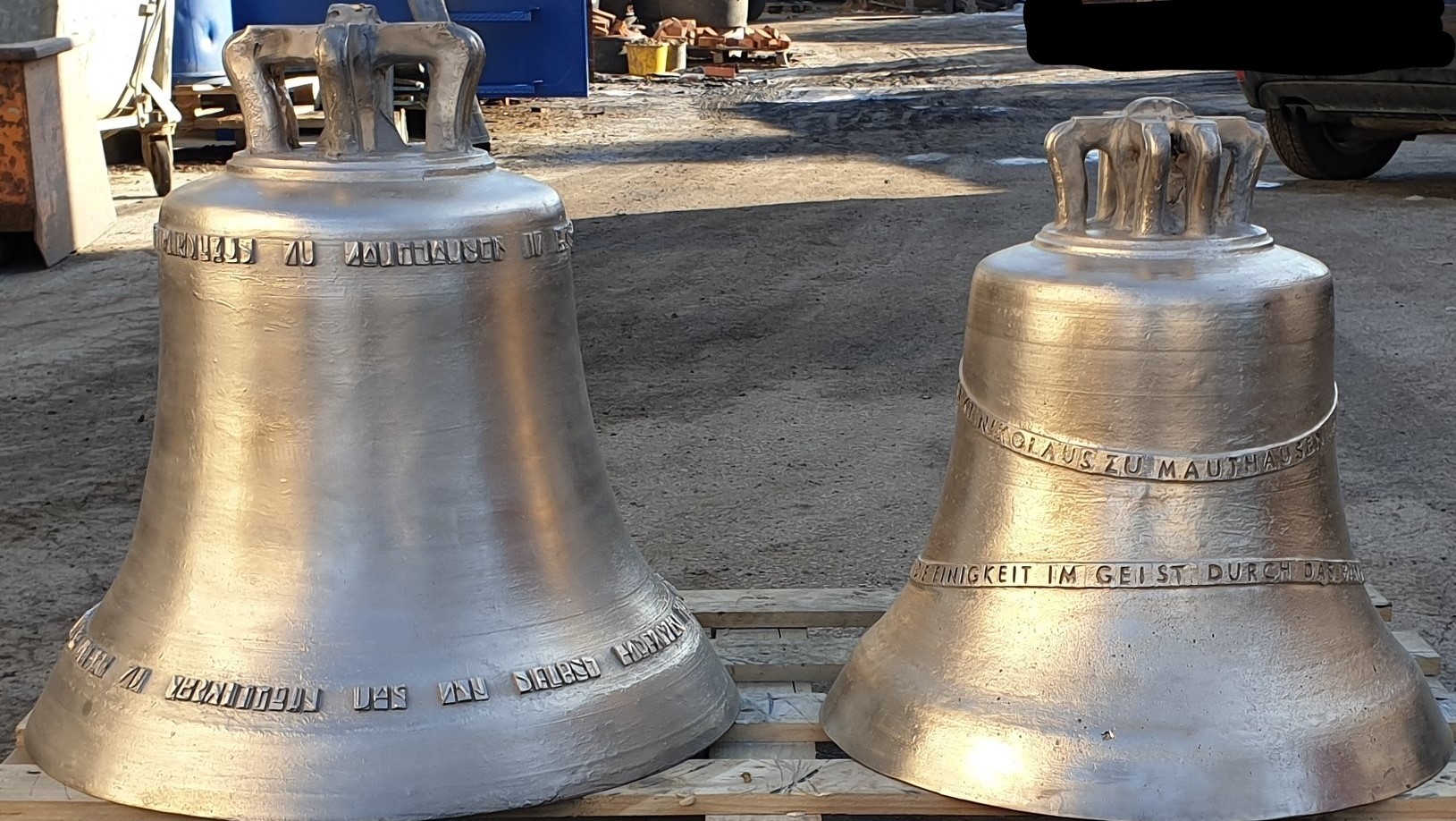 Friedensglocke und Marcel-Callo-Glocke, Katarina Matiasek, 2019 / © Katarina Matiasek Friedensglocke und Marcel-Callo-Glocke, Katarina Matiasek, 2019