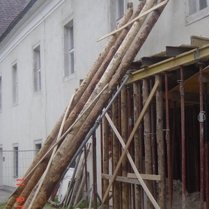 Vorbereitungen für den neuen Eingangsbereich                         