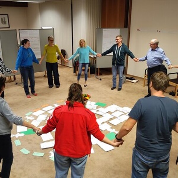 St. Konrad auf dem Weg zu einem Seelsorgeteam