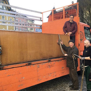 Ausräumen der Kirche am 29.01.2016