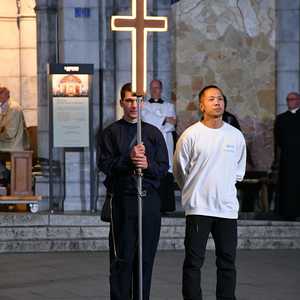 Lourdes, Lichterprozession 