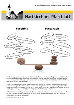 Pfarrblatt Februar 2014